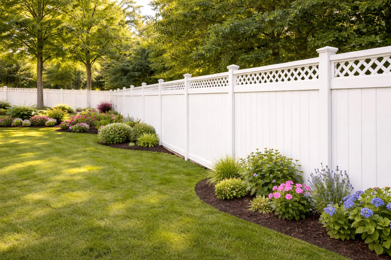 Wood vs vinyl fence comparison