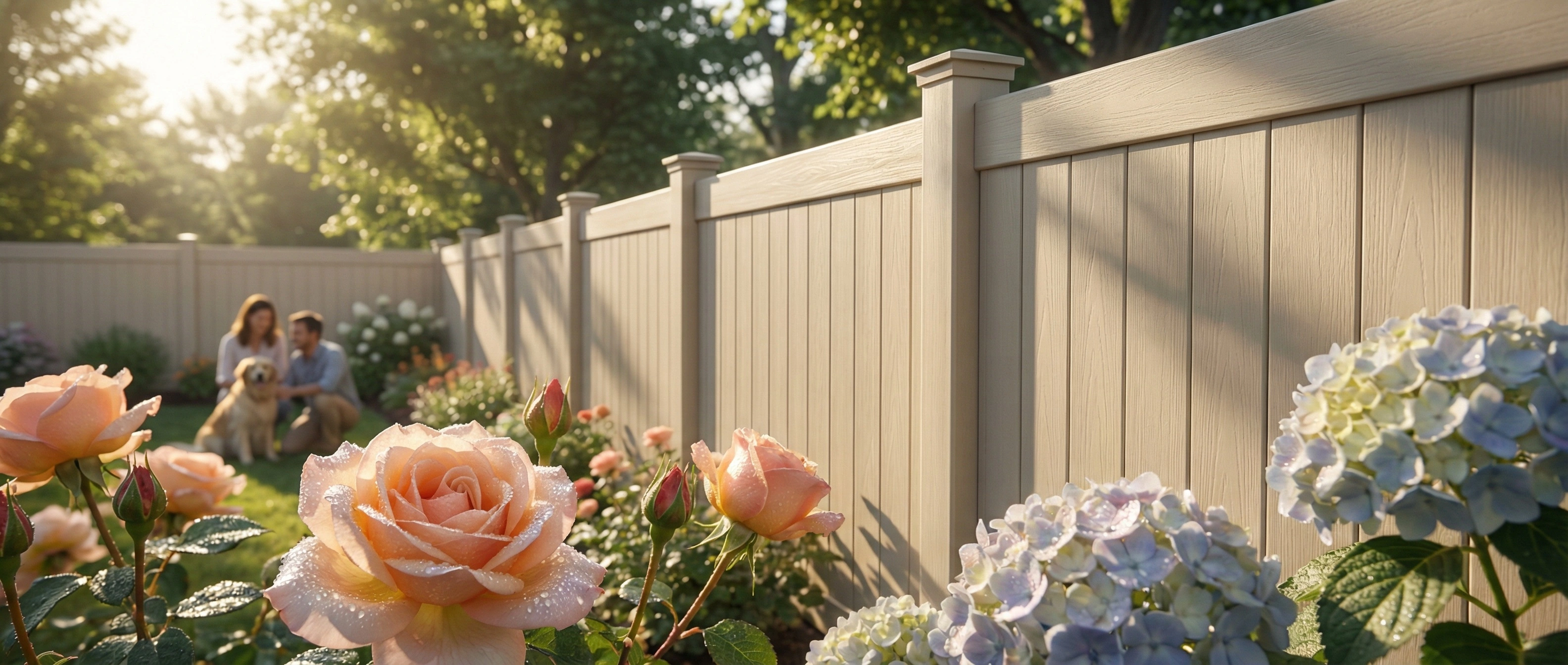 Vinyl fence
