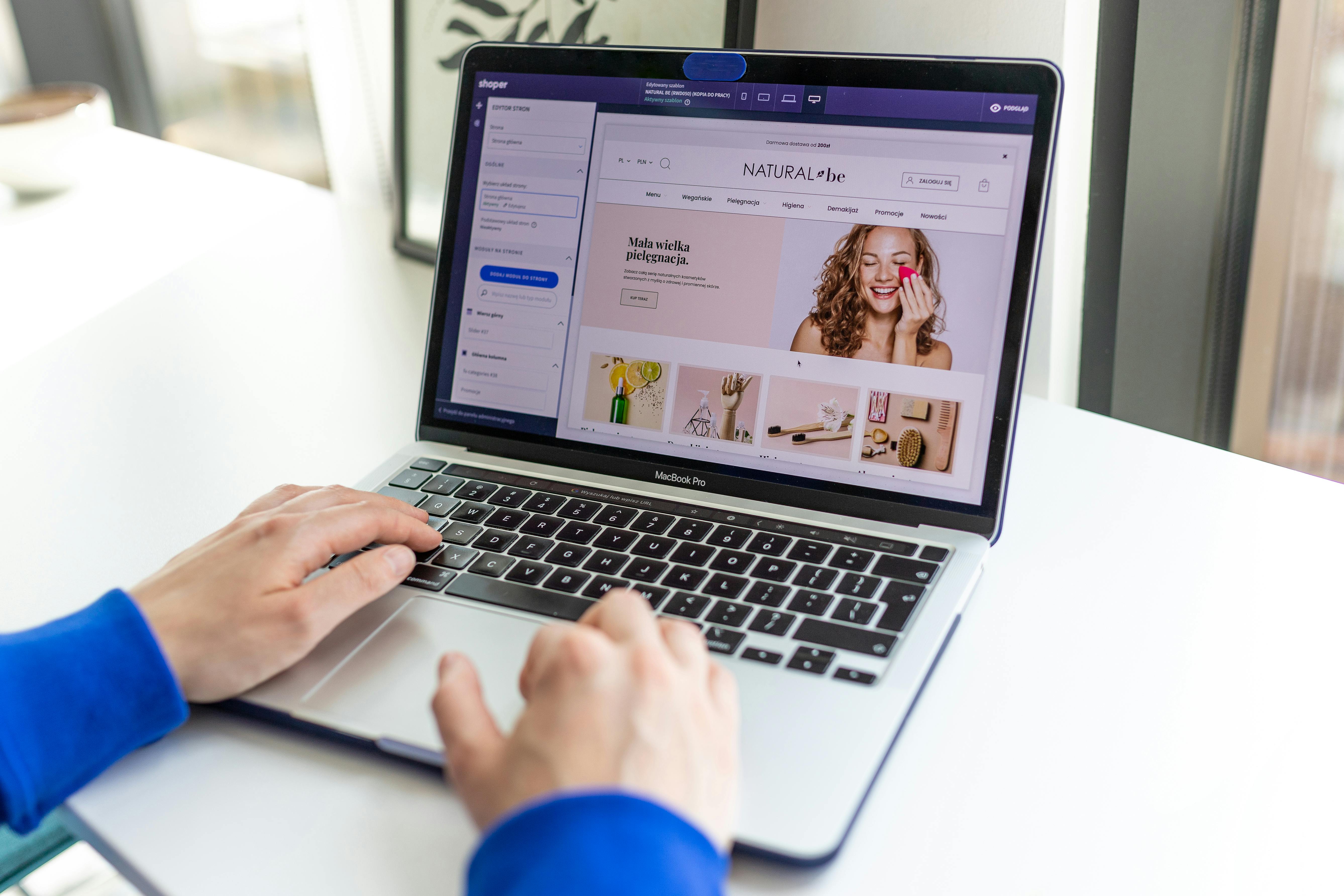 Working on a website